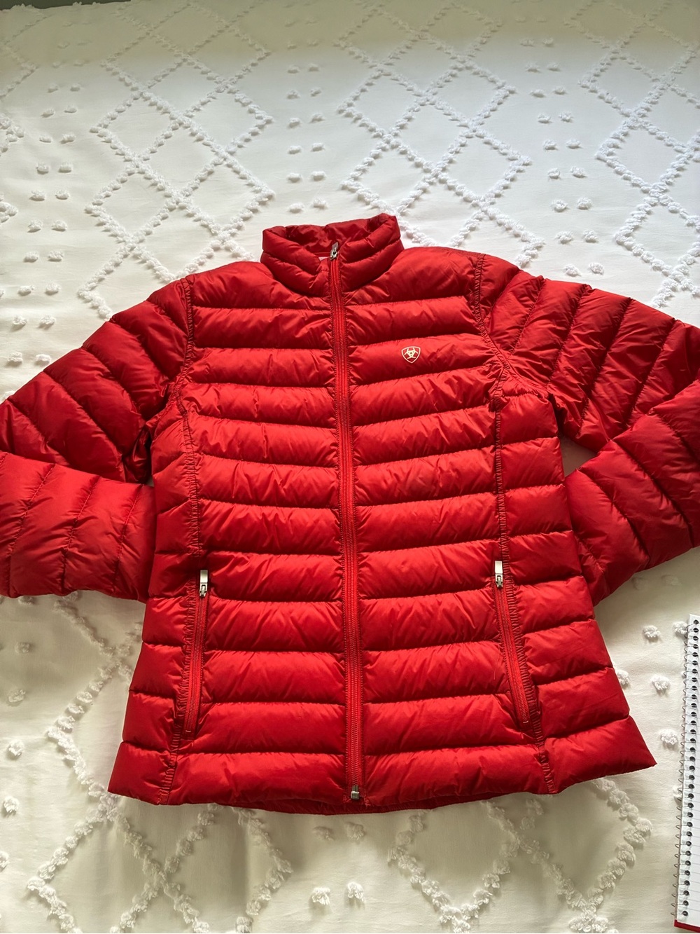 Ariat Women's Bright Orange  Quilted Packable Puffer Jacket